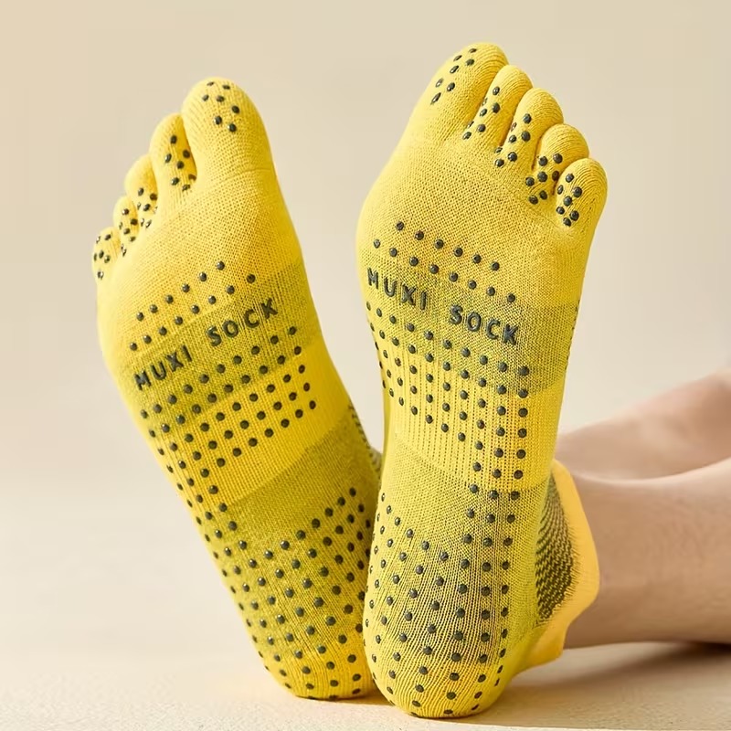 Men's 3-Pair Toe Socks Anti-Sl - Grip Sock Yoga review and price