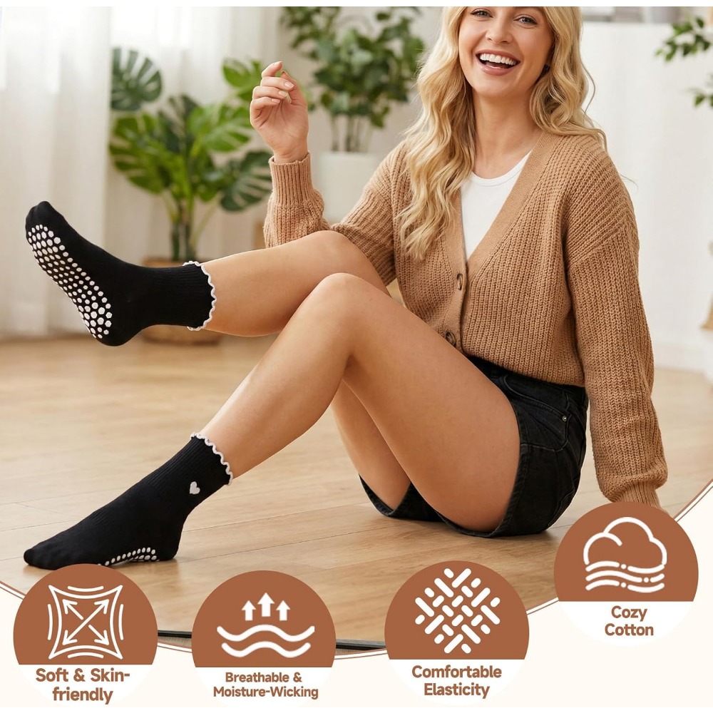 Stylish Yoga Socks with Non-Sl - Grip Sock Yoga review and price